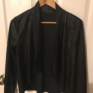 Suade snakeskin jacket
